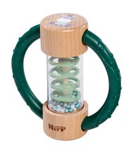 Sonagli e massaggiagengive - Sonaglio in legno Baby HiPP Sound Rattle Eichhorn con impugnature e rullo con palline a partire da 3 mesi_1