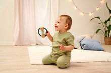 Sonagli e massaggiagengive - Sonaglio in legno Baby HiPP Sound Rattle Eichhorn con impugnature e rullo con palline a partire da 3 mesi_4