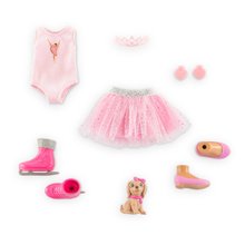 Păpuși de la 4 ani - Păpușa Valentine Ballerina Set Girls Corolle cu păr blond 28 cm 4 accesorii de la 4 ani_3