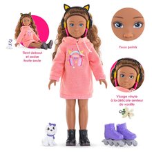 Dolls from 4 years - Bábika Melody Music & Fashion Set Girls Corolle s dlhými hnedými vlasmi 28 cm 4 doplnky od 4 rokov CO600240_1