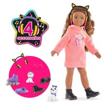 Bambole dai 4 anni - Bambola Melody Music & Fashion Set Girls Corolle con capelli lunghi castani 28 cm 4 accessori dai 4 anni CO600240_2