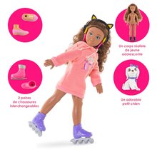 Poupées à partir de 4 ans - Bábika Melody Music & Fashion Set Girls Corolle s dlhými hnedými vlasmi 28 cm 4 doplnky od 4 rokov CO600240_4