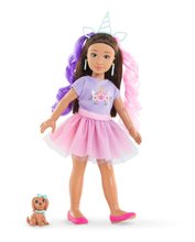 Poupées à partir de 4 ans - Bábika Luna Unicorn Set Girls Corolle s dlhými hnedými vlasmi 28 cm 4 doplnky od 4 rokov CO600250_0