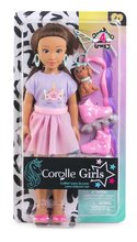 Muñecas a partir de 4 años - Bábika Luna Unicorn Set Girls Corolle s dlhými hnedými vlasmi 28 cm 4 doplnky od 4 rokov CO600250_9