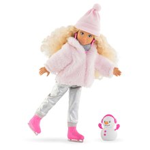 Păpuși de la 4 ani - Păpușa Valentine in the Mountain Set Girls Corolle cu păr blond creț  28 cm 4 accesorii de la 4 ani_2