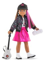 Játékbabák 4 éves kortól - Játékbaba Melody Music Studio Set Girls Corolle hosszú barna hajjal 28 cm 4 kiegészítővel 4 évtől_1