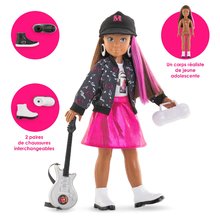 Muñecas a partir de 4 años - Bábika Melody Music Studio Set Girls Corolle s dlhými hnedými vlasmi 28 cm 4 doplnky od 4 rokov CO600300_7