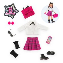 Vestiti per bambole - Set di abbigliamento English Student Dressing Room Girls Corolle per bambola di 28 cm 8 accessori da 4 anni_1