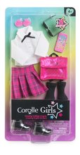 Odjeća za lutke - Set odjeće English Student Dressing Room Girls Corolle za 28 cm lutku 8 dodataka od 4 godine_2