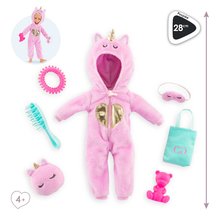 Oblečení pro panenky - Sada oblečení Unicorn Onesie Dressing Room Girls Corolle pro 28cm panenku 7 doplňků od 4 let_4