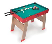 Stolný futbal - Futbalový stôl Powerplay 4v1 Smoby drevený a biliard, hokej, stolný tenis hracia plocha 94*60 cm od 8 rokov_0