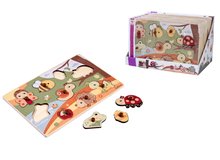 Giochi didattici in legno - Puzzle ad incastro in legno animali Pin Puzzle Eichhorn 2 diversi tipi 10 pezzi dai 24 mes EH6841_0