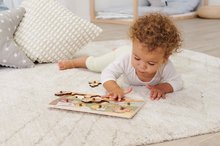 Juegos educativos de madera - Puzzle de madera con animales Pin Puzzle Eichhorn 2 tipos diferentes de 10 piezas a partir de 24 meses_4