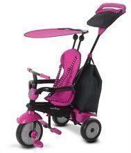 Tříkolka Glow 4v1 Touch Steering Black&Pink smarTrike růžovo-černá od 10 měsíců