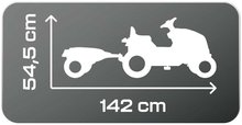 Skluzavky sety - Skluzavka ekologická s vodotryskem a traktor s přívěsem Toboggan XL Slide Green Smoby 230 cm plocha na klouzání_50