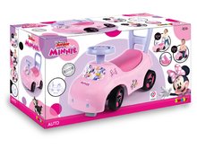 Odrážadlá od 10 mesiacov - Odrážadlo a chodítko 2v1 Minnie Auto Ride On Smoby ergonomické s opierkou a úložným boxom pod sedadlom od 10 mes_0