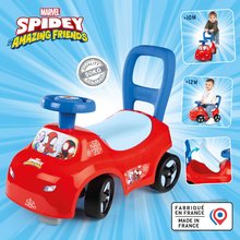 Odrážadlá od 10 mesiacov - Odrážadlo a chodítko 2v1 Spidey Auto Ride On Smoby ergonomické s opierkou a úložným boxom pod sedadlom od 10 mes_1