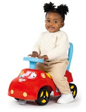 Cavalcabili dai 10 mesi - Cavalcabile e primi passi Peppa Pig Auto Ride On Smoby ergonomico con schienale e vano portaoggetti sotto il sedile da 10 mesi_3