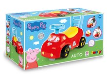 Odrážadlá od 10 mesiacov - Odrážadlo a chodítko Peppa Pig Auto Ride On Smoby ergonomické s opierkou a úložným boxom pod sedadlom od 10 mes_0