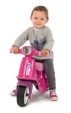 Rutschfahrzeuge ab 18 Monaten - Laufrad Mottorad mit dem Reflektor Scooter Pink Smoby mit den Gummirädern lila ab 18 Monaten_2