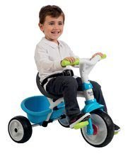 Tříkolky od 10 měsíců - Tříkolka s potahem Baby Driver Comfort Blue Smoby s EVA kolečky a intuitivním ovládáním modrá_6