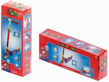 Koloběžky dvoukolové - Koloběžka dvoukolová Super Mario Smoby skládací s brzdou výškově nastavitelná max. 83 cm od 5 let_0