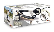 Kolobežky trojkolesové - Drevená kolobežka trojkolesová Wooden 3W Foldable Scooter Black Smoby skladacia a výškovo nastaviteľná_0