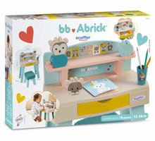 Baba építőjáték és kockák - Rajzasztal Állatok My first desk BB Abrick Écoiffier kisszékkel és kockákkal 12 hó-tól ECO7924_0