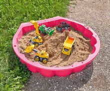Pískoviště pro děti  - Pískoviště mušle Watershell Pink BIG na vodu a písek 100 litrů růžové 88*88*20 cm od 12 měsíců_1