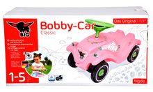 Odrážadlá od 12 mesiacov - Odrážadlo auto Flower Bobby Car BIG Classic s klaksónom ružové od 12 mes_0