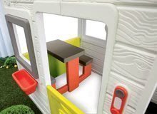 Domečky pro děti - Domeček Přátel s kuchyňkou prostorný Neo Friends House Smoby rozšiřitelný 2 dveře 6 oken a piknik stolek 172 cm výška s UV filtrem_3