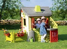 Domčeky pre deti - Set domček Neo Jura Lodge Smoby s dvoma dverami a stolík pre záhradníka od 24 mes_2