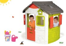 Domčeky pre deti - Set domček Neo Jura Lodge Smoby s dvoma dverami a stolík pre záhradníka od 24 mes_25