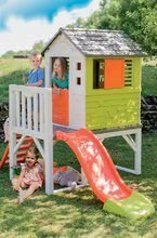 Domčeky pre deti - Domček na pilieroch Pilings House Smoby s 1,5 m šmykľavkou a rebríkom od 24 mes_2