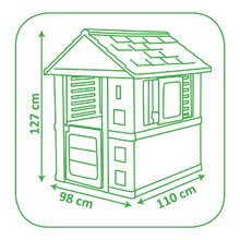 Domčeky pre deti - Domček na pilieroch Pilings House Smoby s 1,5 m šmykľavkou a rebríkom od 24 mes_19