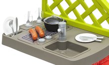 Příslušenství k domečkům - Kuchyňka se 17 doplňky k domečkům Smoby s varnou deskou a dřez na mytí nádobí s UV filtrem_1