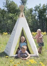 Domečky pro děti - Stan přírodní Indoor&Outdoor Teepee Evolutive Smoby nastavitelný s kulatou zahrádkou a osvětlením od 24 měs_0