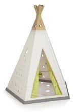 Domečky pro děti - Stan přírodní Indoor&Outdoor Teepee Evolutive Smoby nastavitelný s kulatou zahrádkou a osvětlením od 24 měs_1