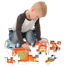 Puzzle pre najmenších - Puzzle podlahové smetiarske auto auto Dohány veľké 12 dielov od 24 mes_1