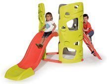 Prolézačky pro děti - Prolézačka Multiactivity Climbing Tower Smoby s 3 lezeckými stěnami a 150 cm skluzavkou s UV filtrem od 2 let_1