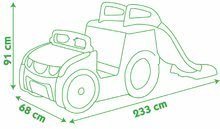 Klettergerüste Sets - Kletterset Adventure Car Smoby mit Rutsche 150 cm lang und Abrick-Bausatz 275-tlg. ab 18 Monaten_5