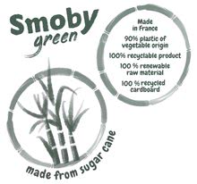 Motorikafejlesztő játékok - Készségfejlesztő kosár cukornádból Bio Sugar Cane Shape Sorter Smoby 8 kocka - Smoby Green 100% újrahasznosítható kollekcióból 12 hó-tól_3