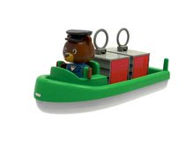 Príslušenstvo k vodným dráham - Lode s kontajnermi a motorové člny AquaPlay s hrošíkom a medveďom 7 kusov_0