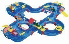 Vodne dráhy pre deti - Vodná dráha Aquaplay Aquaplay 'n Go v kufríku s priehradou, pumpou a 4 figúrkami_1