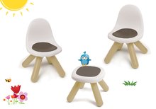 Set židlí KidChair Smoby se stolkem (UV filtr) šedý od 18 měsíců