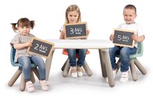 Dětský záhradní nábytek - Stůl pro děti KidTable White Smoby šedokrémový s UV filtrem 76*52*45 cm od 18 měsíců_1