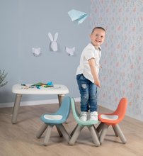 Dětský záhradní nábytek - Stůl pro děti KidTable White Smoby šedokrémový s UV filtrem 76*52*45 cm od 18 měsíců_2