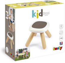 Dětský záhradní nábytek - Taburetka pre deti Kid Furniture Stool Grey Smoby 2v1 šedá s UV filtrom 50 kg nosnosť 27 cm výška od 18 mesiacov  SM880207_3