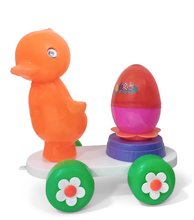 Jouets à tirer - Voiture canard à tirer Dohány avec un œuf_1