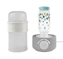 Sterilizátory a ohrievače - Ohrievač dojčenských fliaš a sterilizátor Beaba Baby Milk Second šedý od 0 mesiacov_3